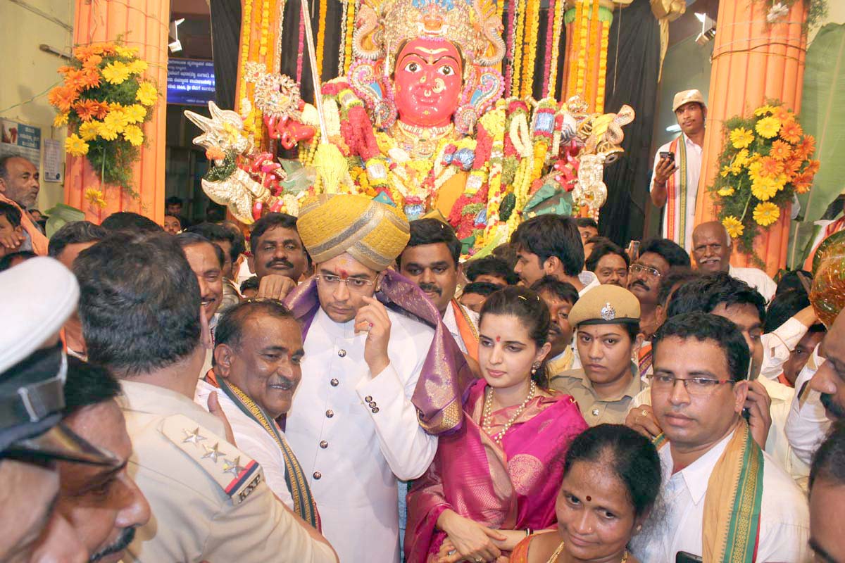 ಮಳೆಬೆಳೆ ಸಮೃದ್ಧಿಗಾಗಿ ಚಾಮುಂಡೇಶ್ವರಿಗೆ ವಿಶೇಷ ಪೂಜೆ: ಮಹಾರಾಜ ಯದುವೀರ